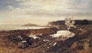 Benjamin Williams Leader The Excavation of the Manchester Ship Canal USA oil painting artist